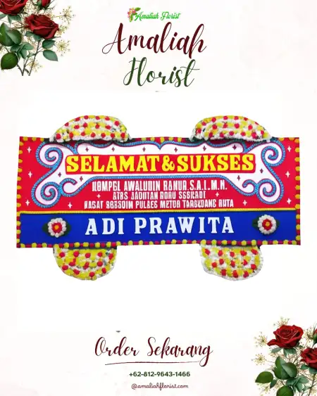 Papan Bunga Ucapan Selamat Lubawang